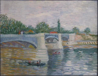 Die Seine mit der Pont de la Grande Jatte